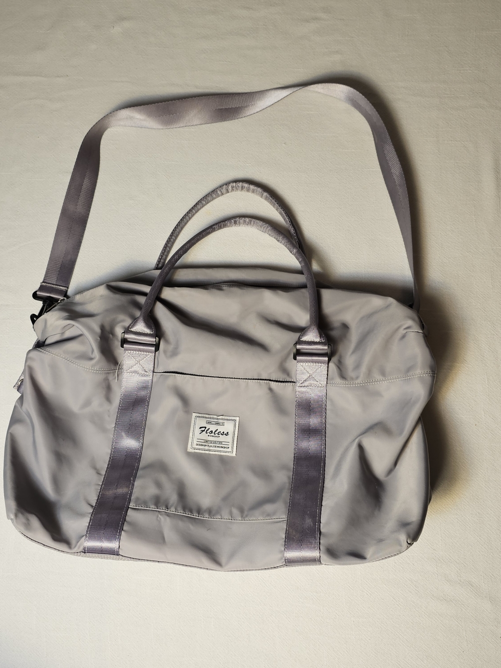 Floless Travel Duffle Bag Gray